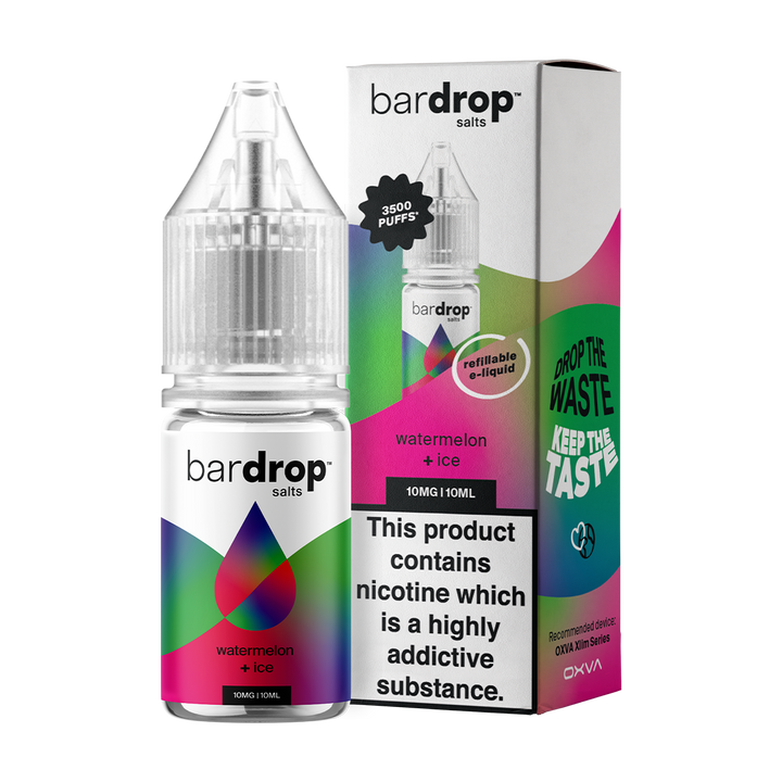 Watermelon Ice Nic Salt by Bar Drop