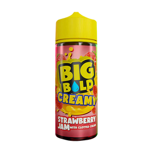 Strawberry Jam & Clotted Cream 100ml Shortfill by Big Bold