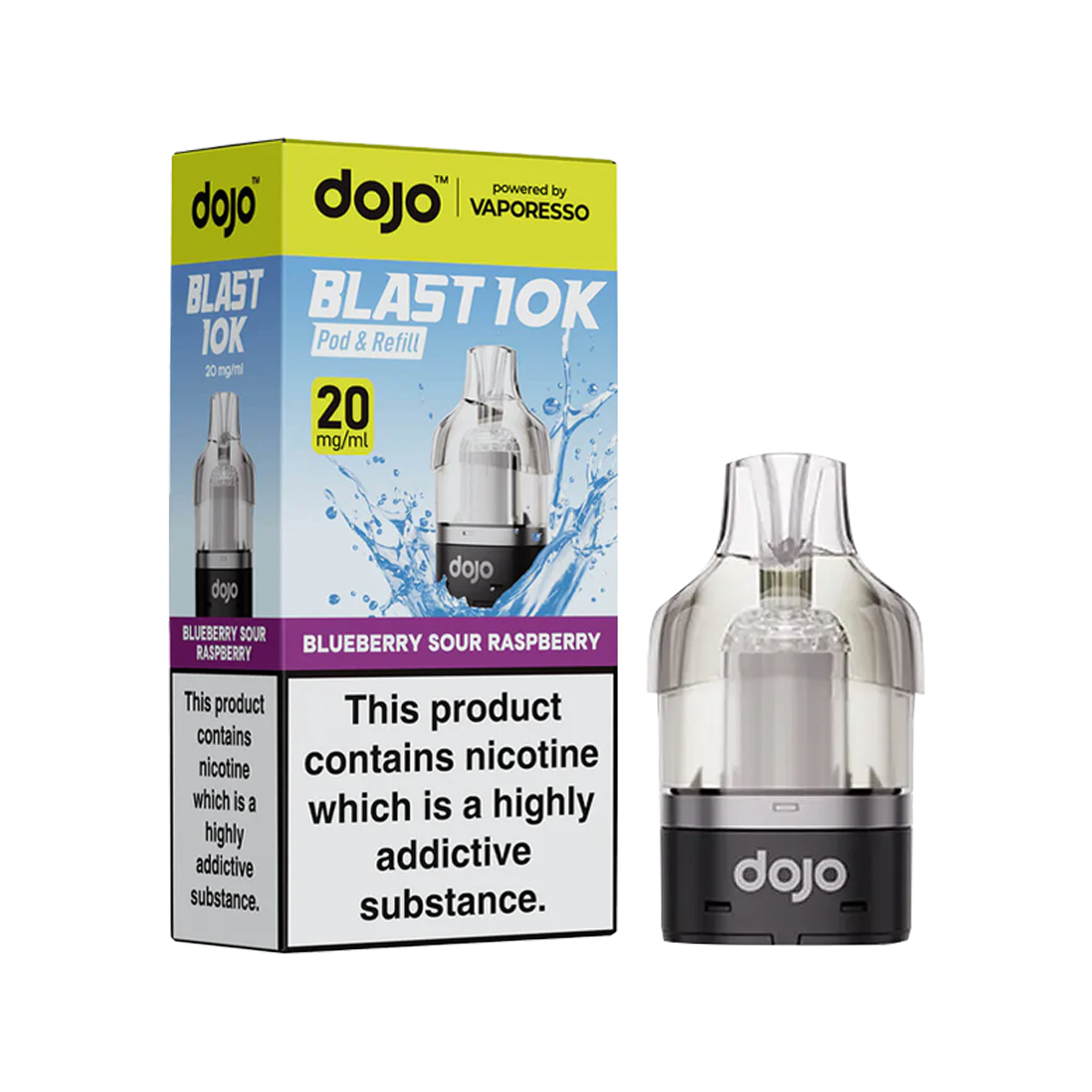 Blueberry Sour Raspberry Dojo Blast 10K Refill Pack