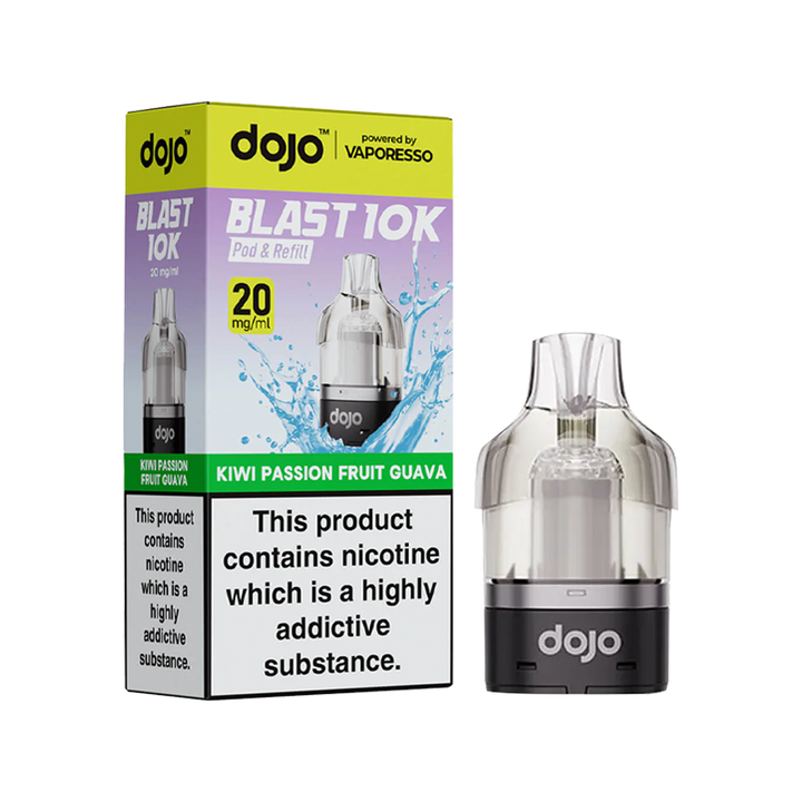 Kiwi Passion Fruit Guava Dojo Blast 10K Refill Pack