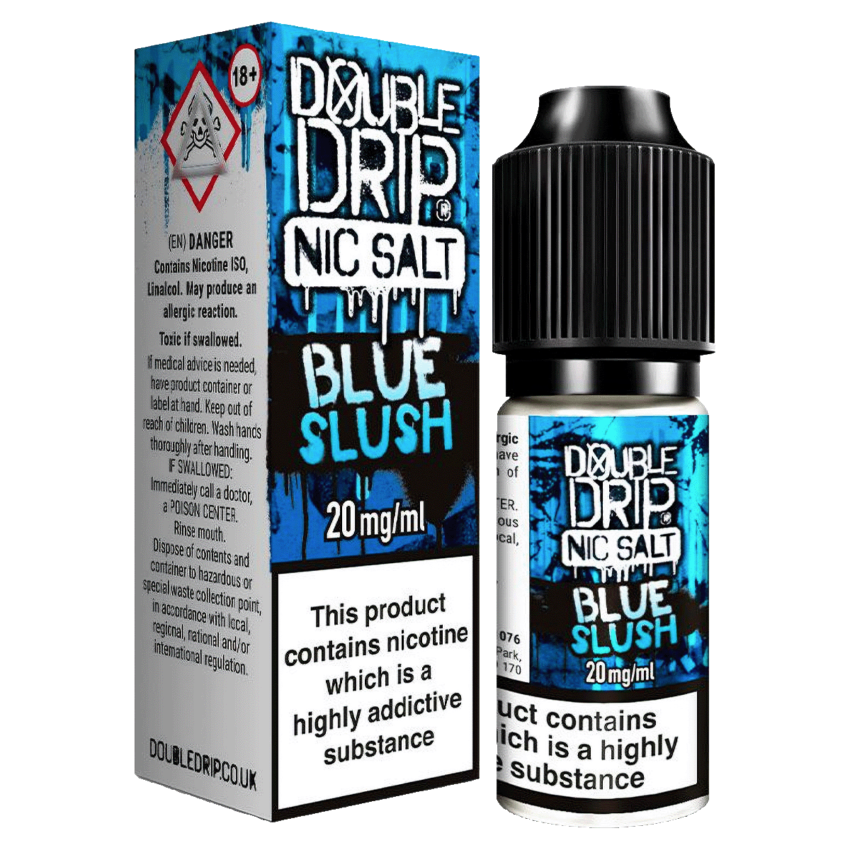 Blue Slush Nic Salt by Double Drip 10ml