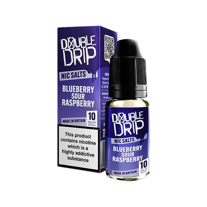 Blueberry Sour Raspberry Nic Salt by Double Drip