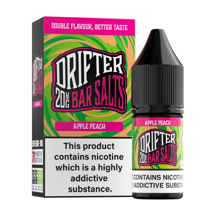 Apple Peach Nic Salt by Drifter Bar Salts 10ml