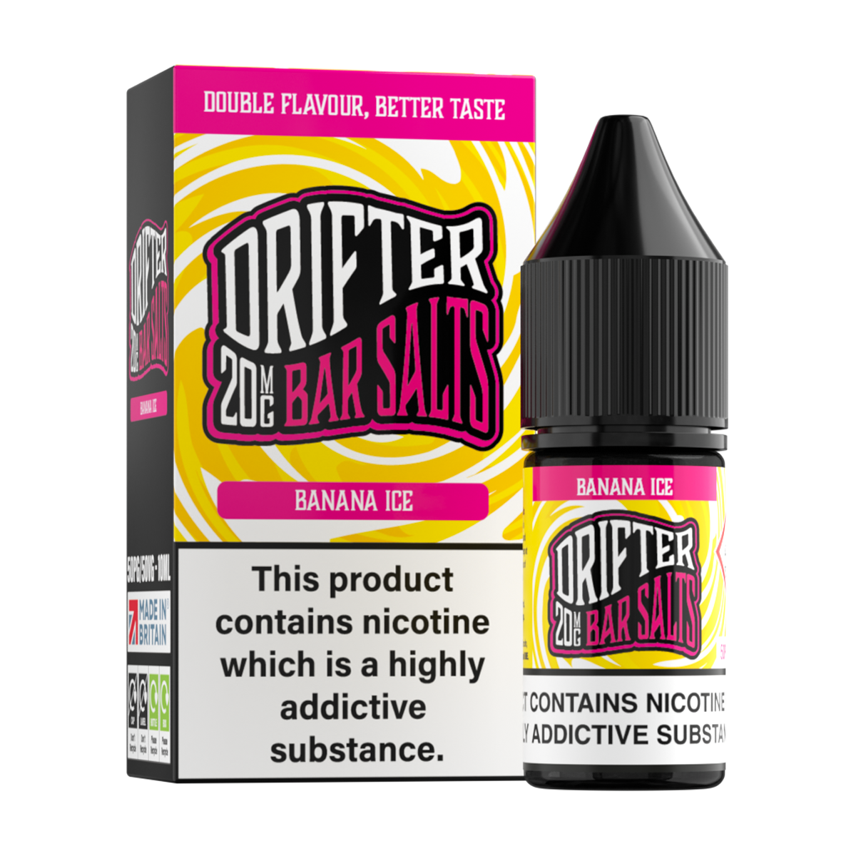 Banana Ice Nic Salt by Drifter Bar Salts 10ml