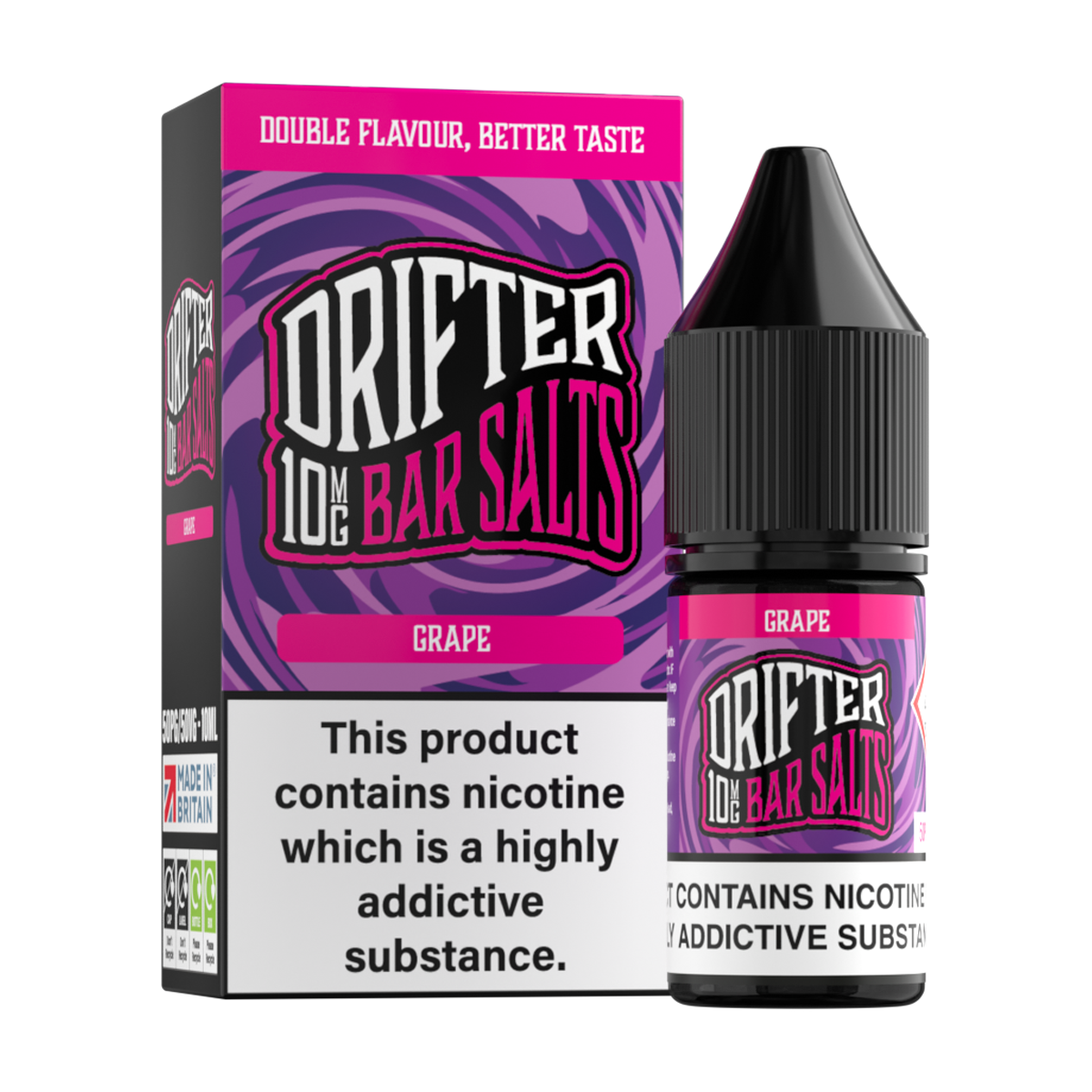 Grape Nic Salt by Drifter Bar Salts 10ml