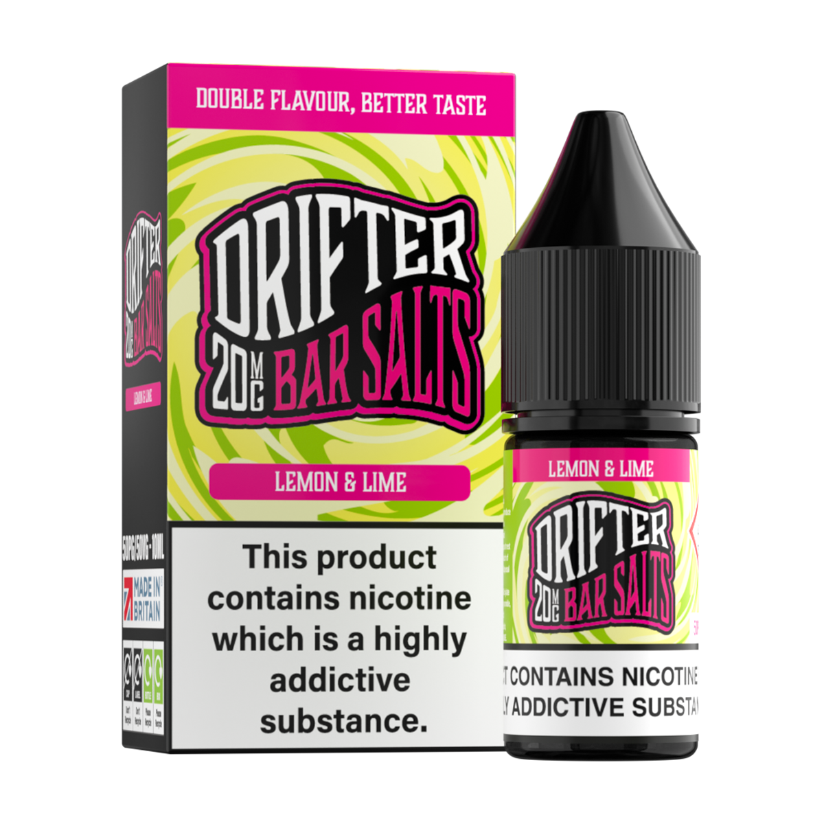 Lemon Lime Nic Salt by Drifter Bar Salts 10ml