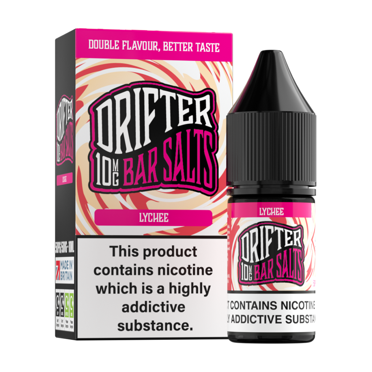 Lychee Nic Salt by Drifter Bar Salts 10ml