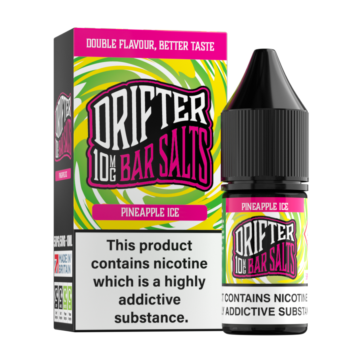 Pineapple Ice Nic Salt by Drifter Bar Salts 10ml