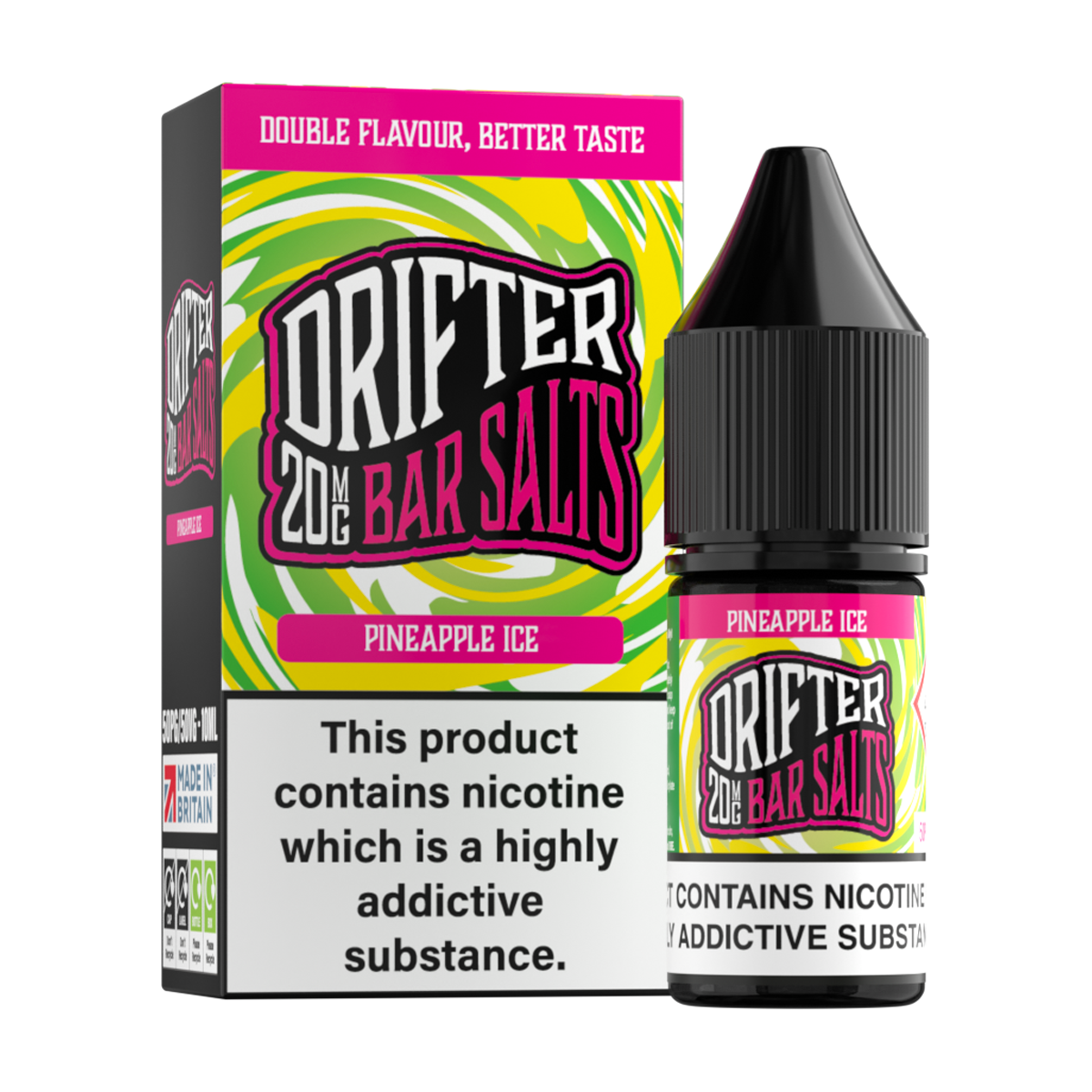 Pineapple Ice Nic Salt by Drifter Bar Salts 10ml
