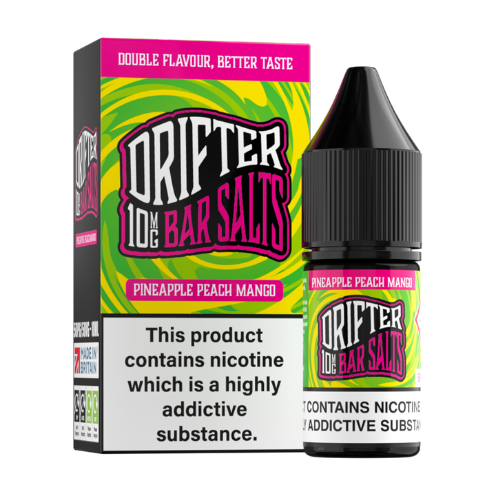 Pineapple Peach Mango Nic Salt by Drifter Bar Salts 10ml
