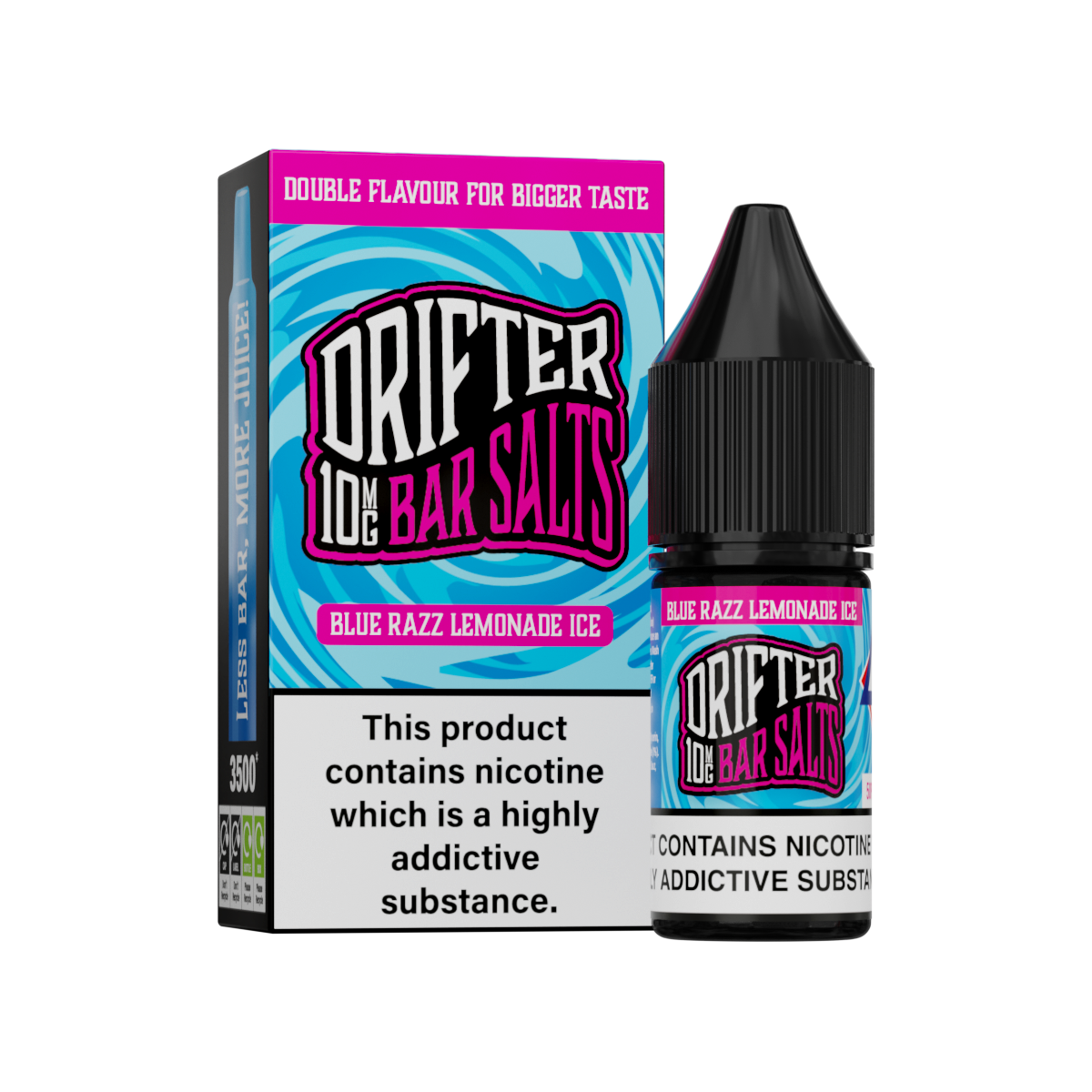 Blue Razz Lemonade Ice Nic Salt by Drifter Bar Salts 10ml