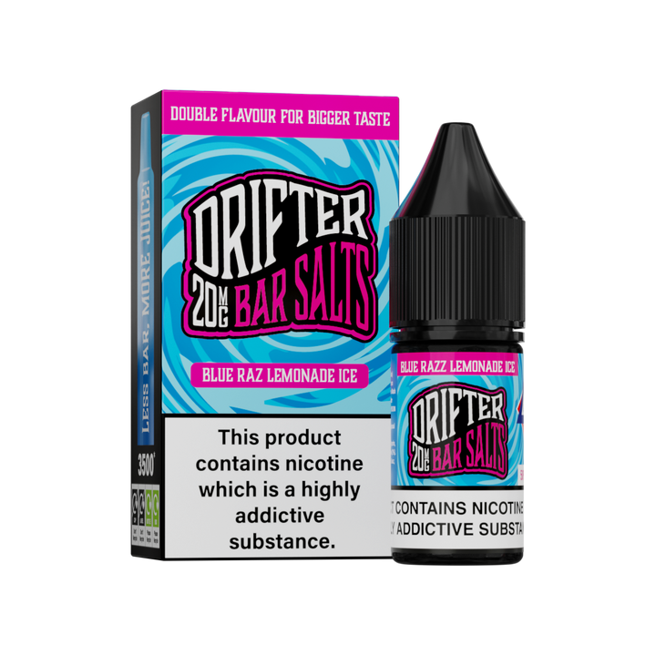Blue Razz Lemonade Ice Nic Salt by Drifter Bar Salts 10ml