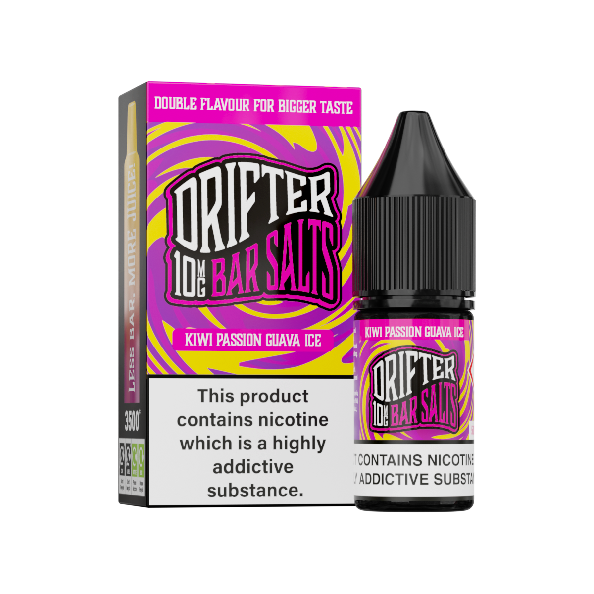 Kiwi Passion Guava Ice Nic Salt by Drifter Bar Salts 10ml