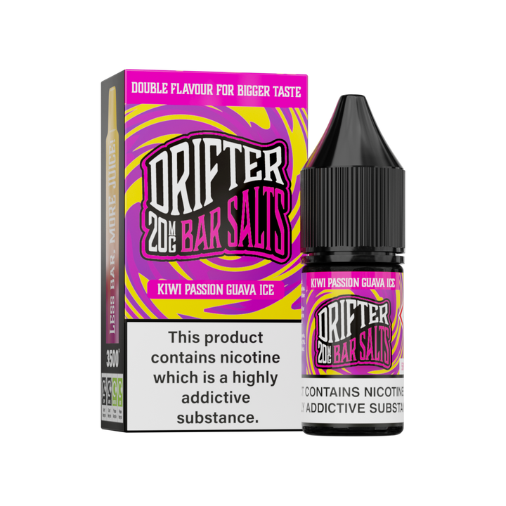 Kiwi Passion Guava Ice Nic Salt by Drifter Bar Salts 10ml