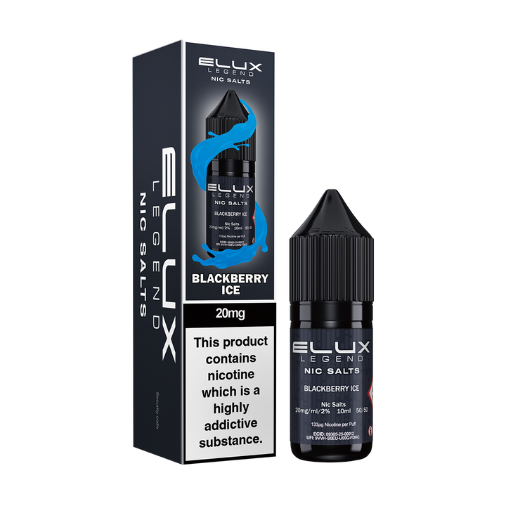 Blackberry Ice Nic Salt by Elux 10ml
