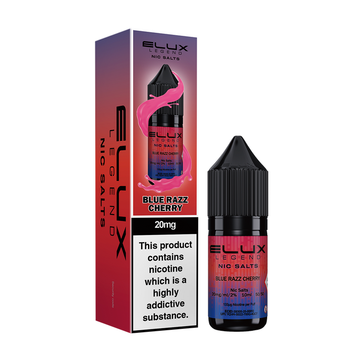 Blue Razz Cherry Nic Salt by Elux 10ml