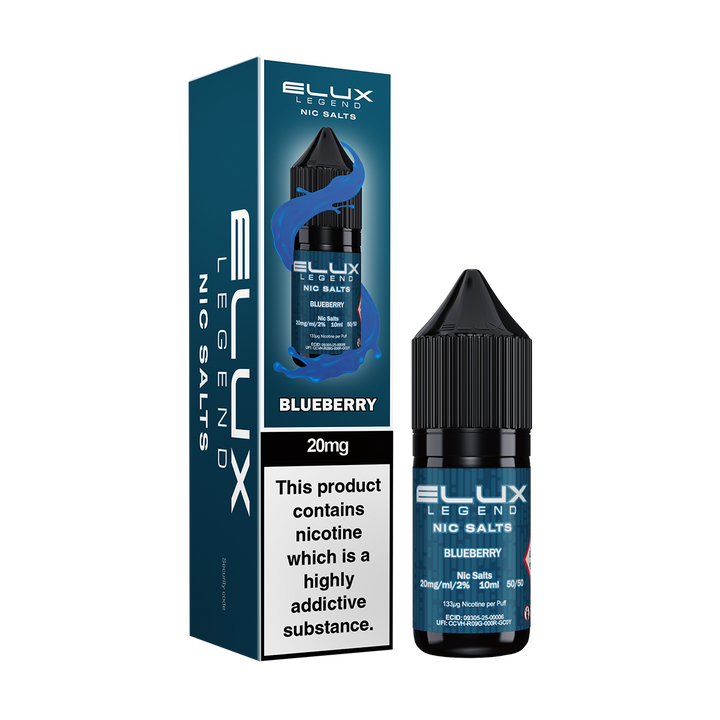 Blueberry Nic Salt by Elux 10ml