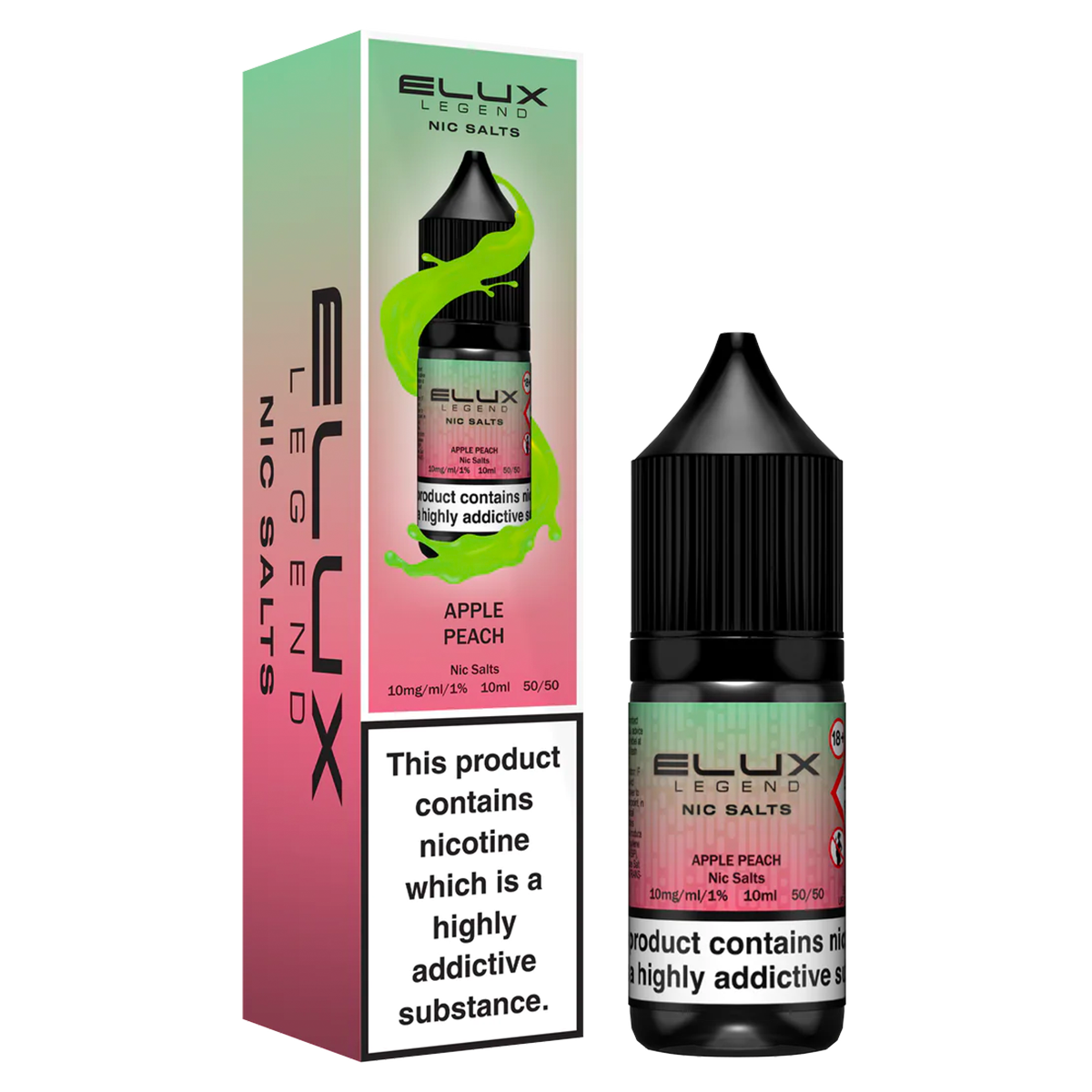 Apple Peach Nic Salt by Elux 10ml