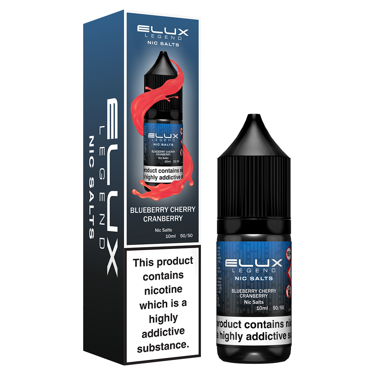 Blueberry Cherry Cranberry Nic Salt by Elux 10ml