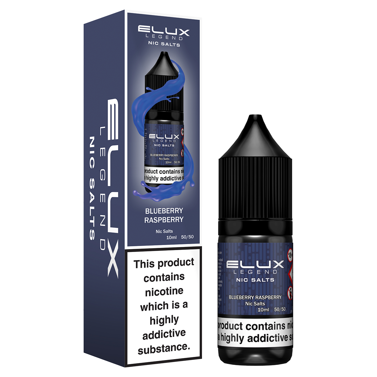 Blueberry Raspberry Nic Salt by Elux 10ml