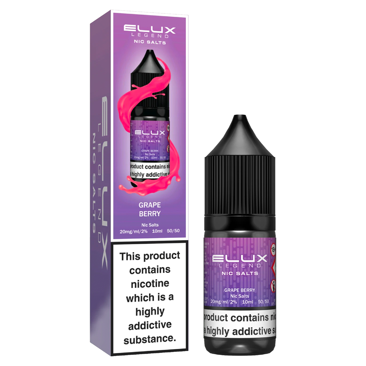 Grape Berry Nic Salt by Elux 10ml