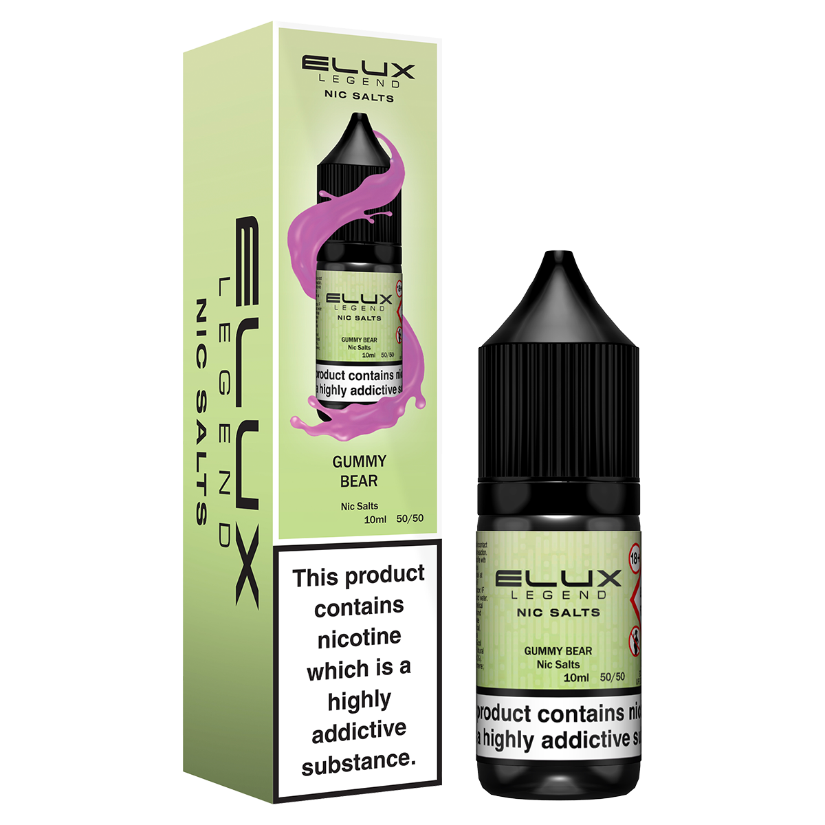 Gummy Bear Nic Salt by Elux 10ml