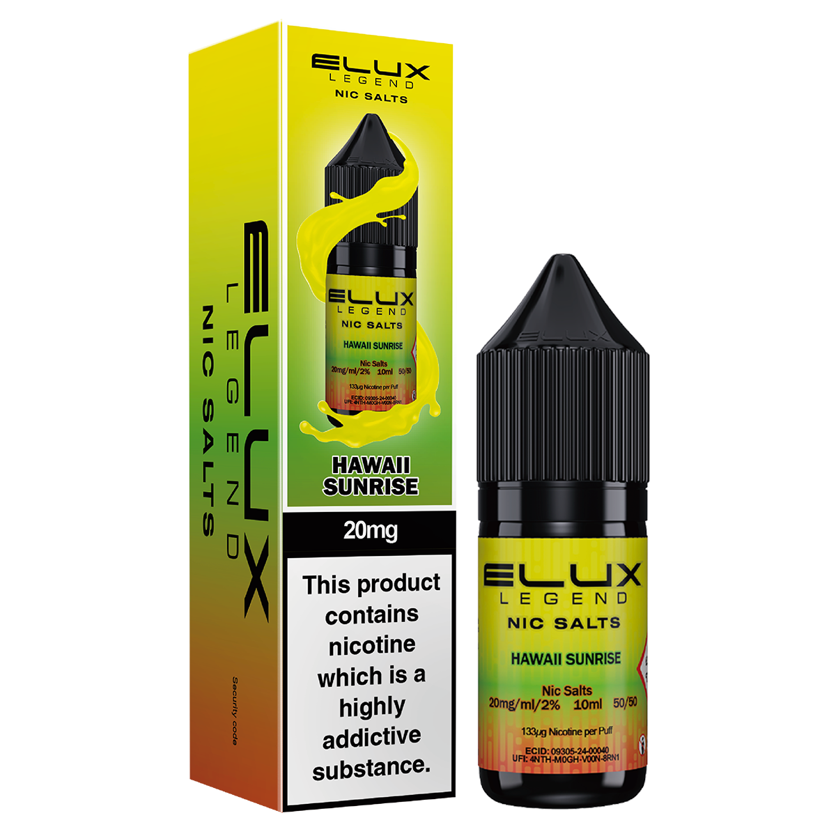 Hawaii Sunrise Nic Salt by Elux 10ml