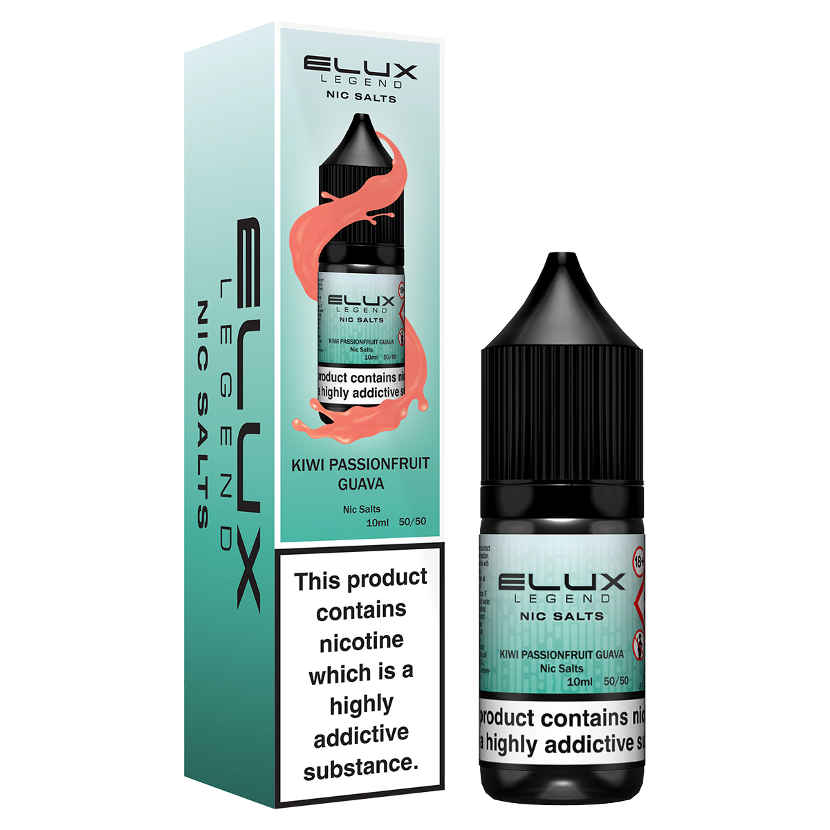 Kiwi Passionfruit Guava Nic Salt by Elux 10ml