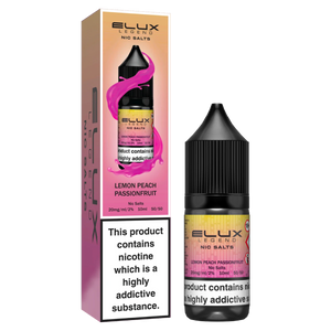 Lemon Peach Passionfruit Nic Salt by Elux 10ml