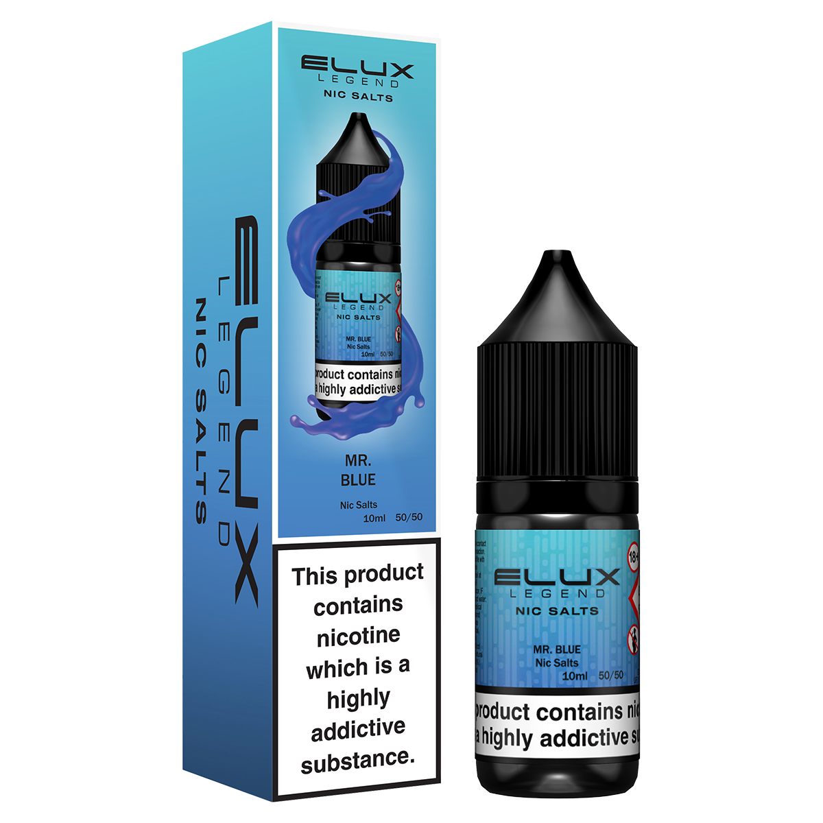 Mr Blue Nic Salt by Elux 10ml