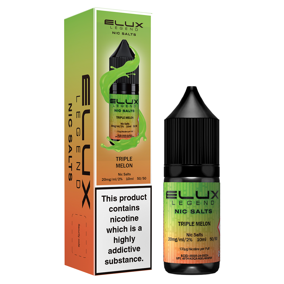 Triple Melon Nic Salt by Elux 10ml