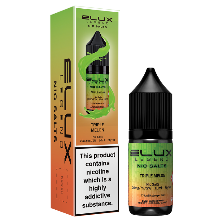 Triple Melon Nic Salt by Elux 10ml