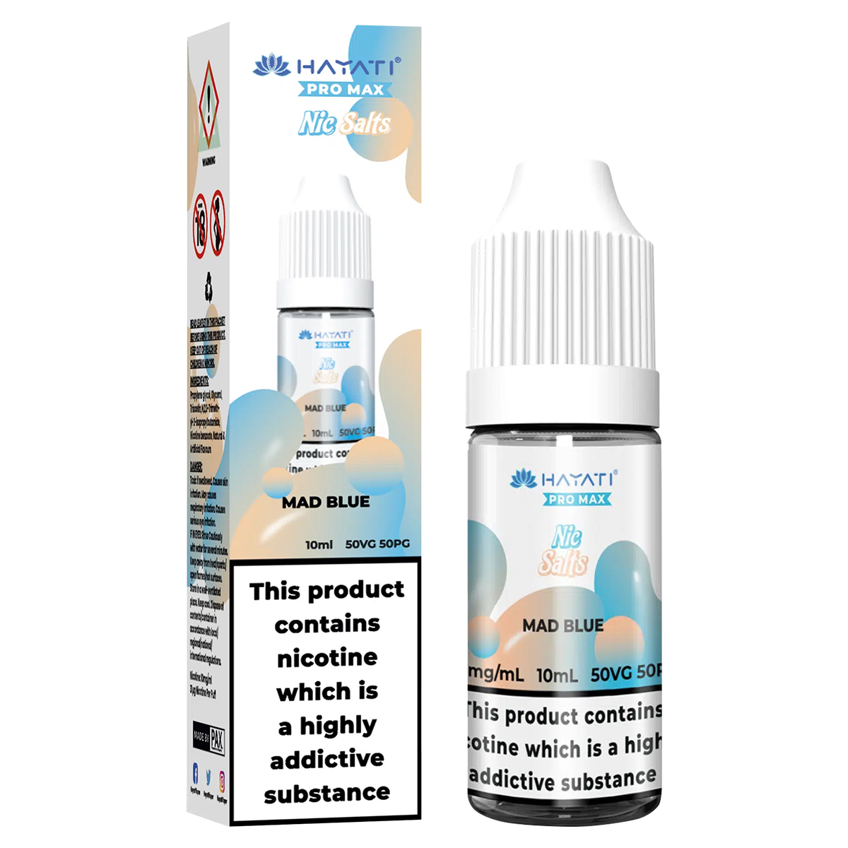 Mad Blue Nic Salt by Hayati Pro Max 10ml