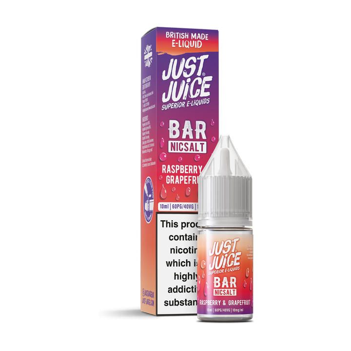 Raspberry & Grapefruit Nic Salt by Just Juice
