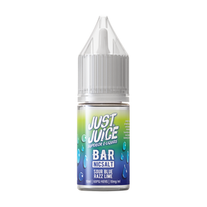 Sour Blue Razz Lime Nic Salt by Just Juice Bar