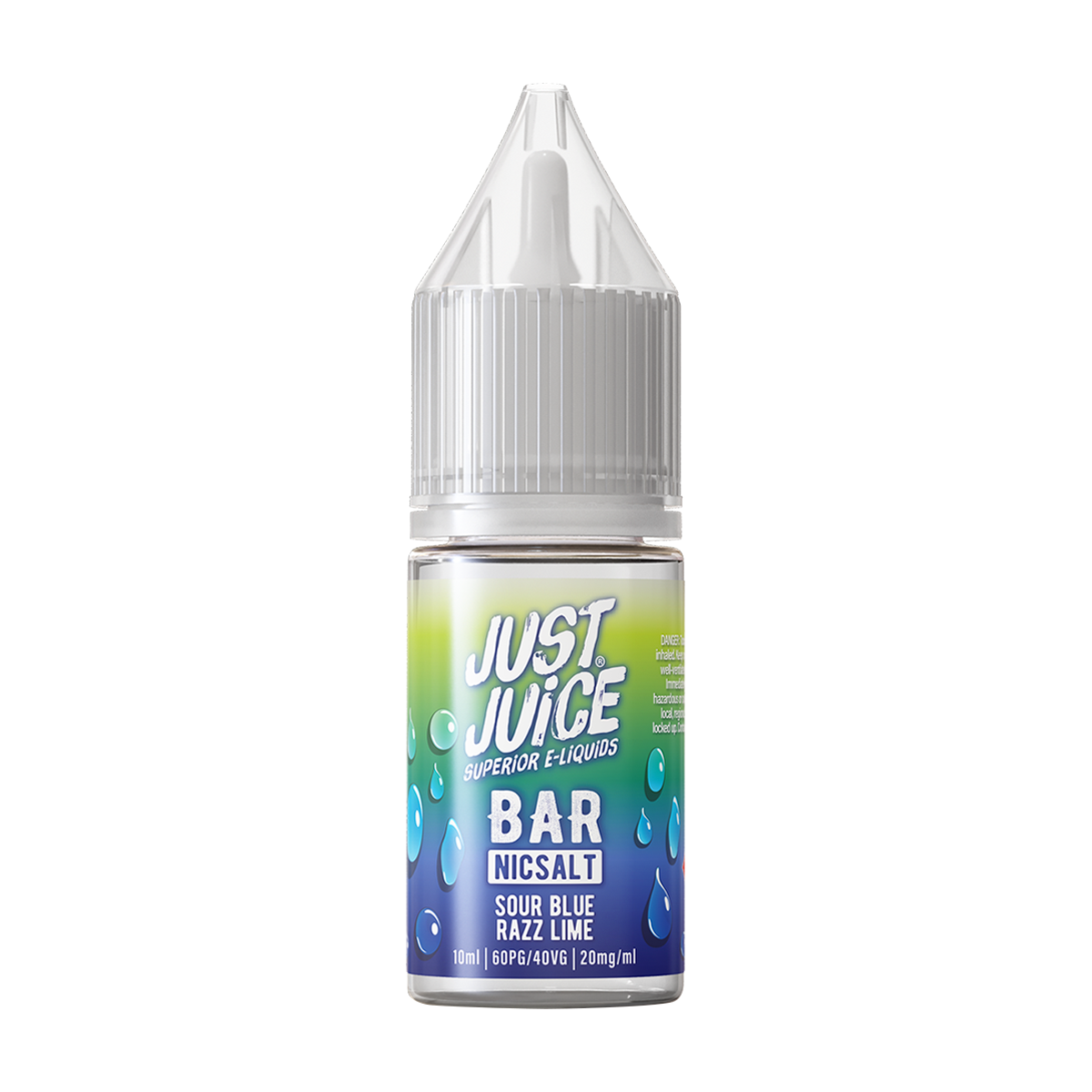 Sour Blue Razz Lime Nic Salt by Just Juice Bar