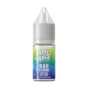 Sour Blue Razz Lime Nic Salt by Just Juice Bar