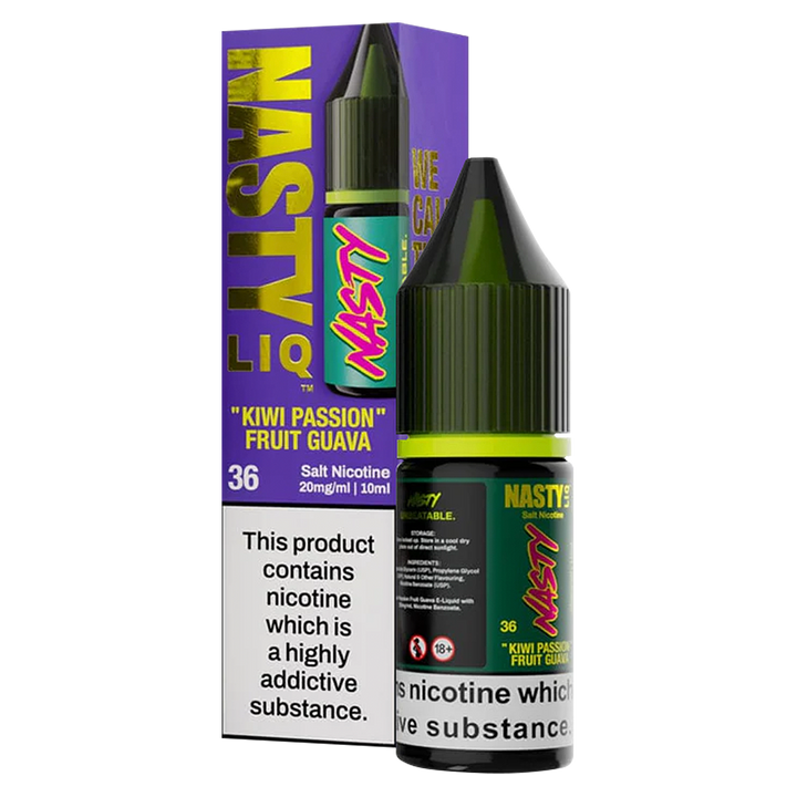 Kiwi Passion Fruit Guava Nasty Liq Nic Salt