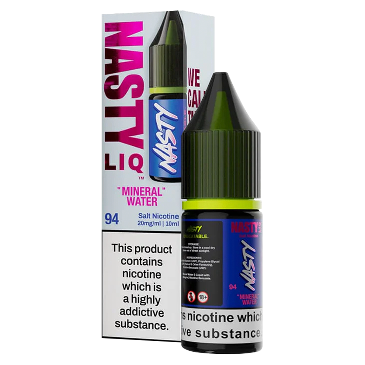 Mineral Water Nasty Liq Nic Salt
