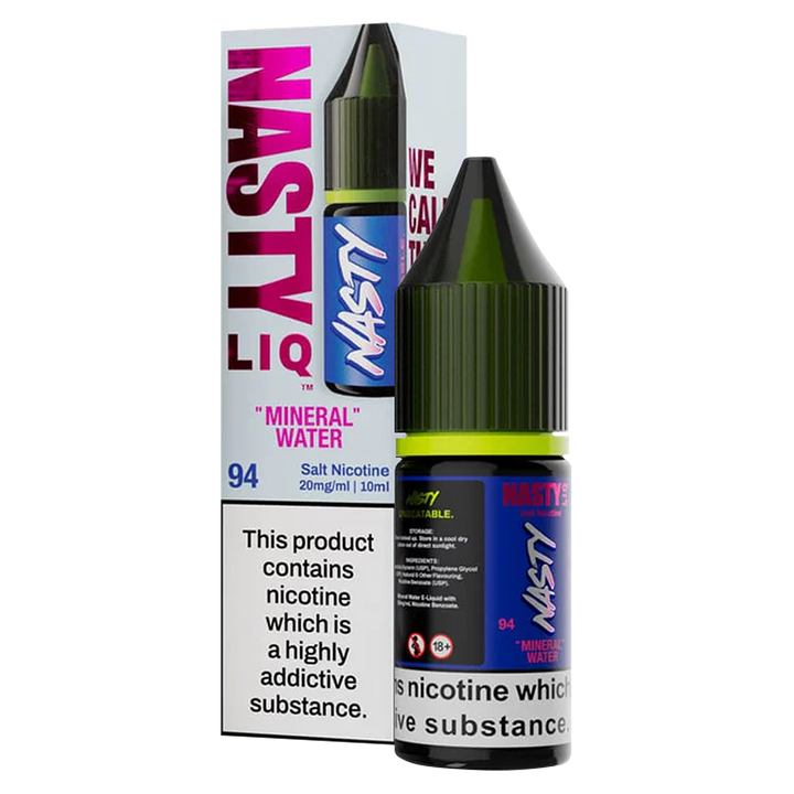Mineral Water Nasty Liq Nic Salt