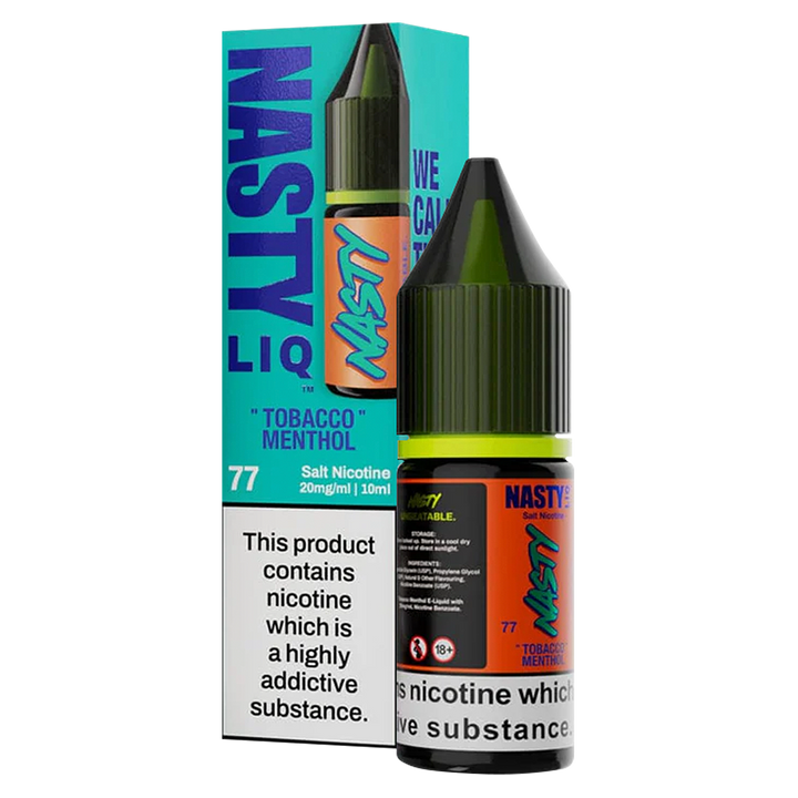 Tobacco Menthol Nasty Liq Nic Salt