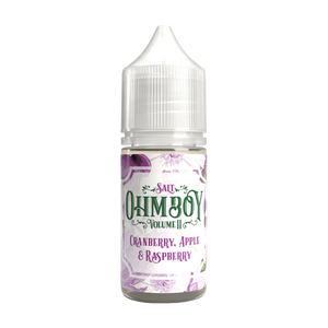 Cranberry Apple and Raspberry Nic Salt E-Liquid by Ohm Boy Volume II