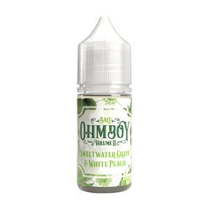 Sweet Water Grape and White Peach Nic Salt E-Liquid by Ohm Boy Volume II
