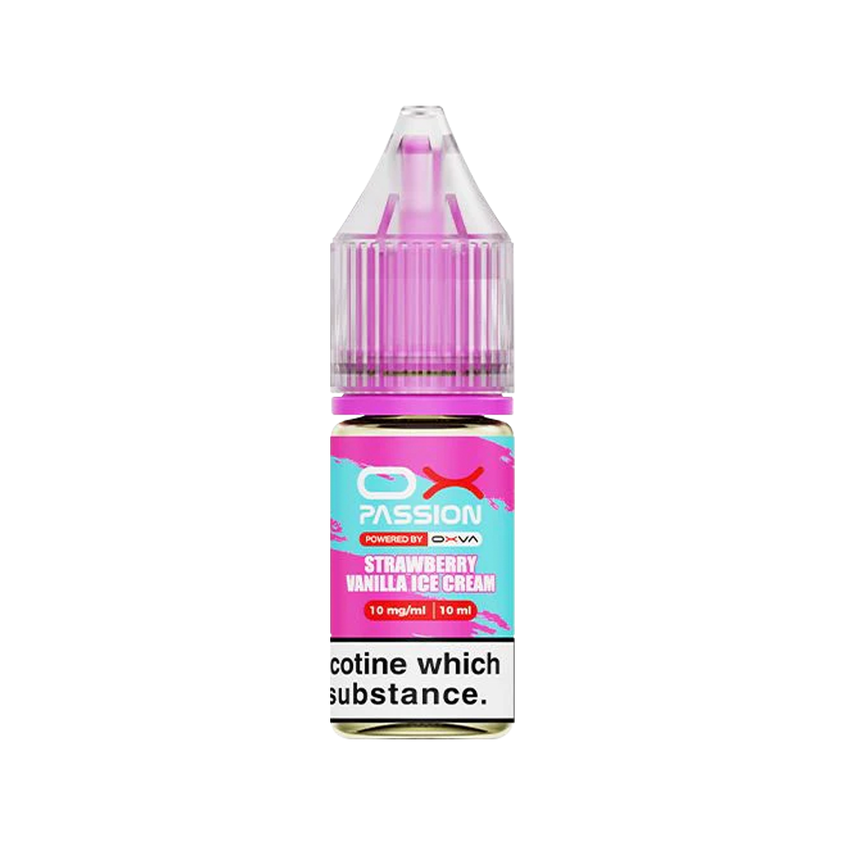 Strawberry Vanilla Ice Cream OX Passion Nic Salt