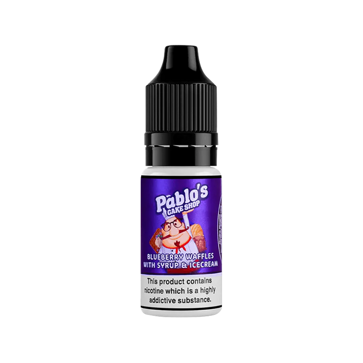 Blueberry Waffles with Syrup & Ice Cream Nic Salt by Pablos Cake Shop