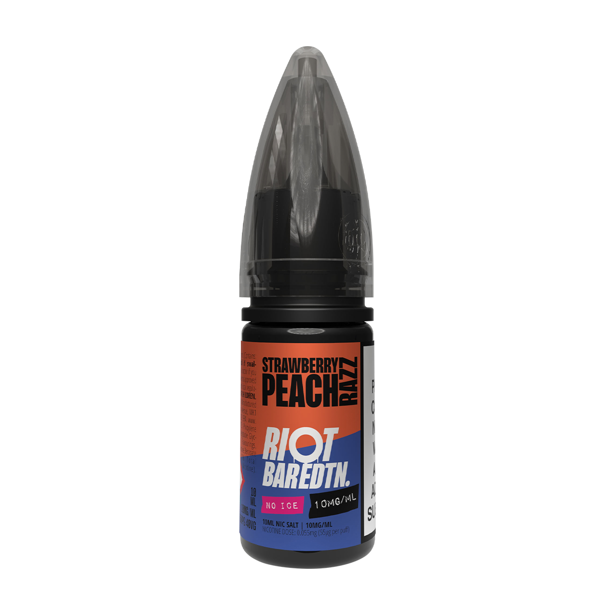 Strawberry Peach Razz Riot Bar EDTN Nic Salt 10ml