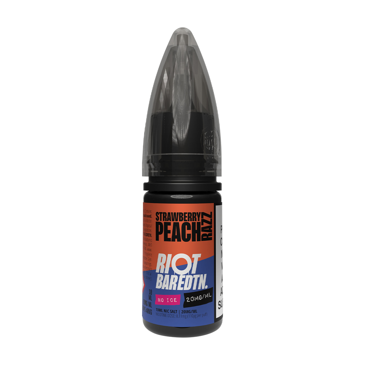 Strawberry Peach Razz Riot Bar EDTN Nic Salt 10ml