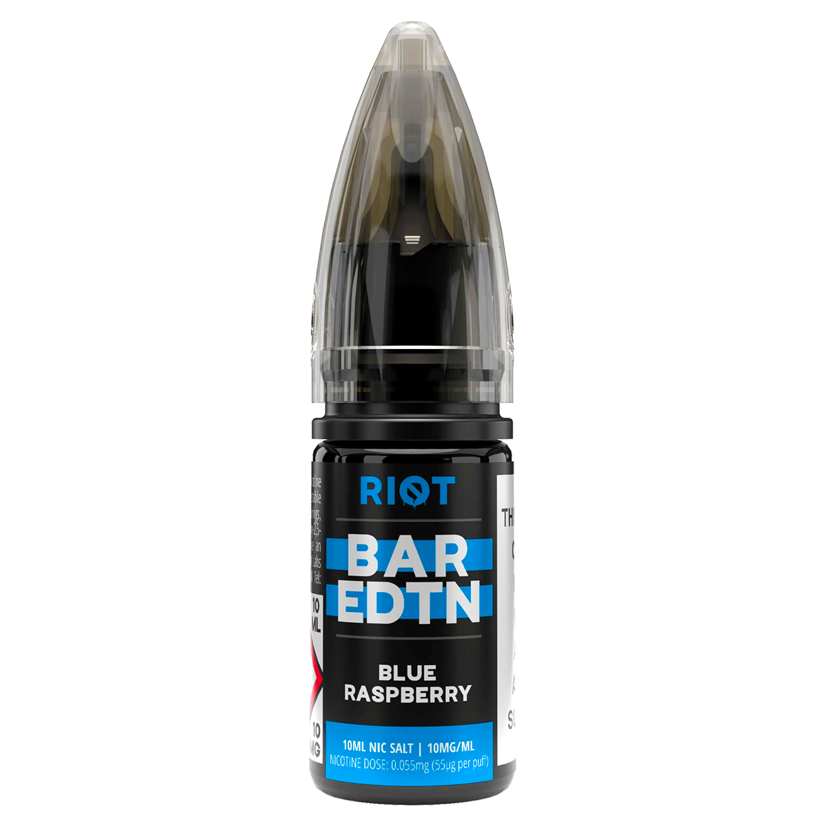 Blue Raspberry Riot Bar EDTN Nic Salt 10ml