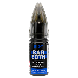Blueberry Sour Raspberry Riot Bar EDTN Nic Salt 10ml
