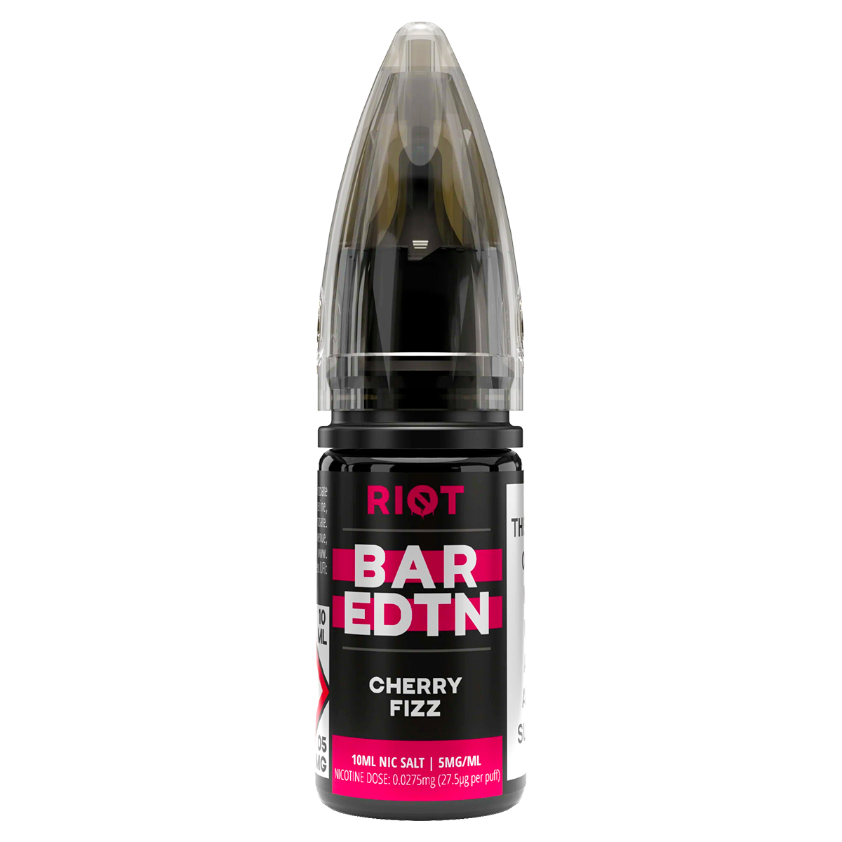 Cherry Fizz Riot Bar EDTN Nic Salt 10ml